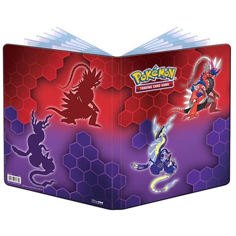 Ultra Pro Pokemon Tcg 9 Pocket Portfolio Koraidon And Miraidon Holds 180 Cards