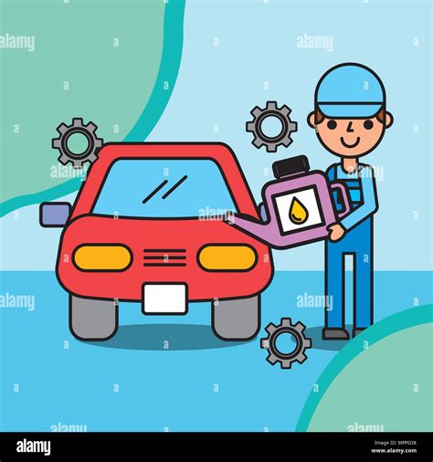 Mechanic Boy Cartoon High Resolution Stock Photography And Images Alamy