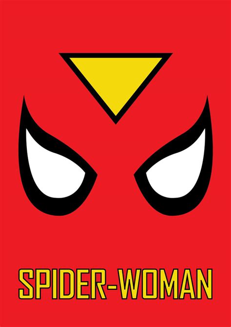 Spider-Woman Minimal Poster by elsid37 on DeviantArt