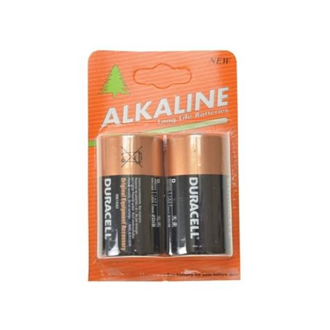 D Cell Alkaline Duracell Repack0 Mn1300 Batteries Pack Of 2