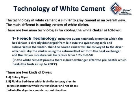 Iranian White Cement Industry And Shargh White Cement