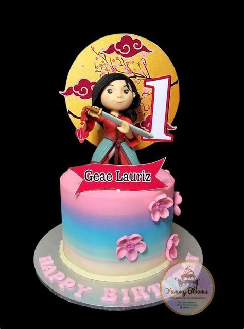 Mulan Inspired Birthday Cake