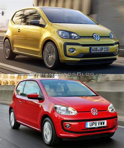 2016 Vw Up Vs Pre Facelift Model Old Vs New