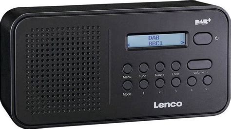 Lenco Pdr Bk Draagbare Dab Radio Met Fm En Dab Ontvangst Lcd