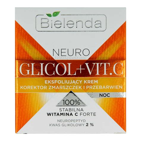 Bielenda, NEURO GLICOL + VIT. C Eksfoliujacy korektor zmarszczek i prz ...