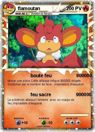 Pok Mon Flamoutan Boute Feu Ma Carte Pok Mon