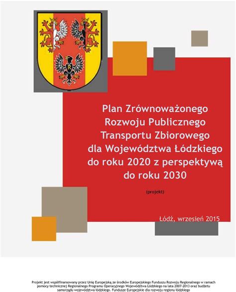 Plan Zrównoważonego Rozwoju Publicznego Transportu Zbiorowego dla