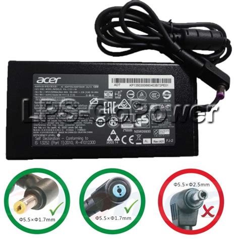 Original 135W Acer Nitro 5 Laptop AN515 51 AC Adapter Charger Free