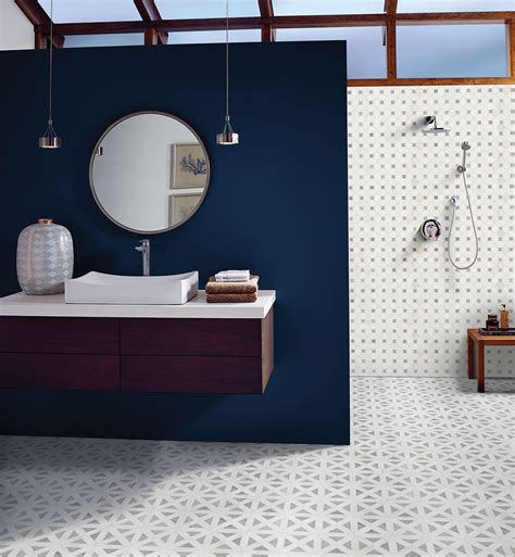 Bianco Dolomite Dotty Pattern Mosaic Msi Backsplash Tile