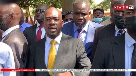 Breaking Chamisa Speaks To Journalists After Voting Calls For Zec To