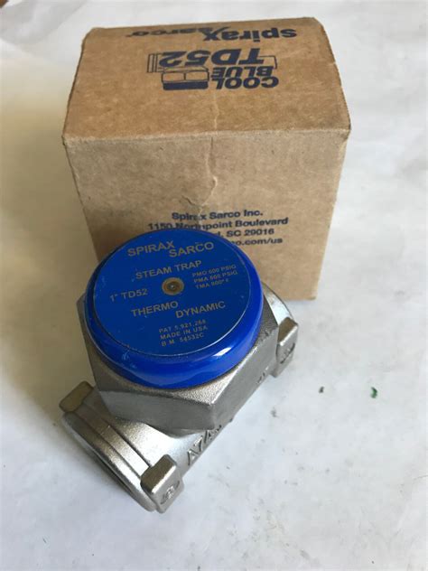 NEW 1 NPT SPIRAX SARCO TD 52 STEAM TRAP COOL BLUE THERMO DYNAMIC VALVE