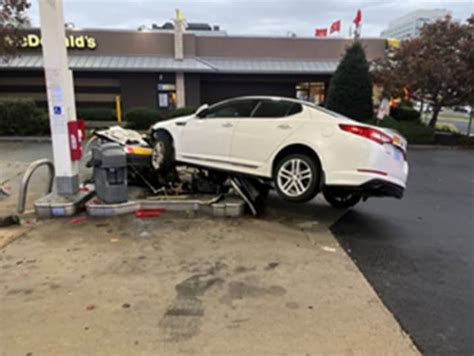 Mecca Lee Bey Crashes Into Gas Pump In Stolen Car