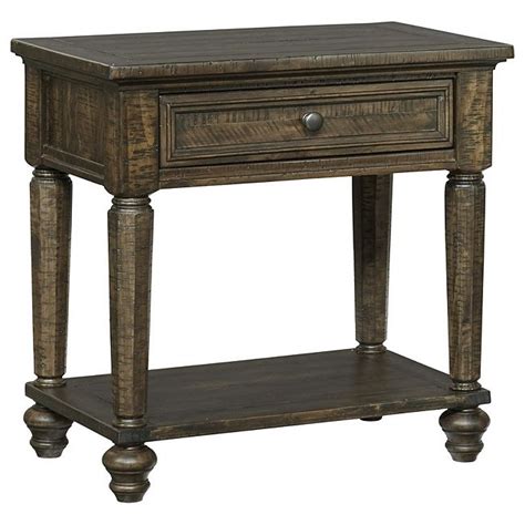 Havertys Farnsworth Open Nightstand Storage Spaces Furniture Care