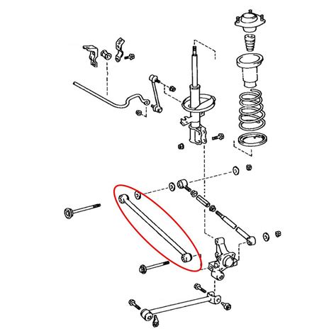 Exploring The Rear Suspension Of The 2002 Toyota Camry A Visual Diagram