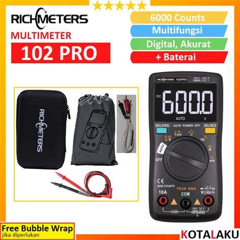 Richmeters Digital Multimeter Multitester Avometer Voltmeter Meter