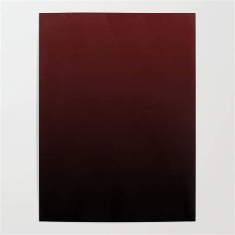 Burgundy & Black Gradient Color Poster by Rose Gold | Gradient color, Burgundy wine, Color