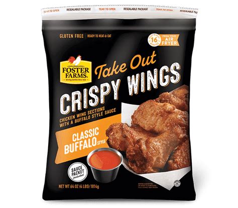 Classic Buffalo Take Out Crispy Wings Oz Products Foster Farms