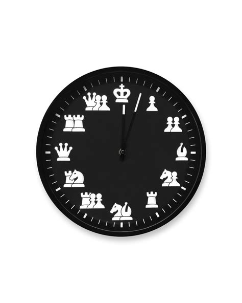 12 Branded Chess Wall Clock