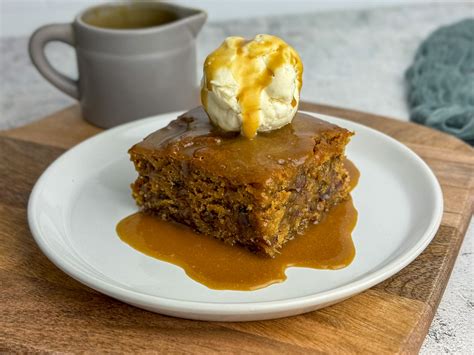 Vegan Sticky Toffee Pudding Recipe The Vegan Planet Kitchen