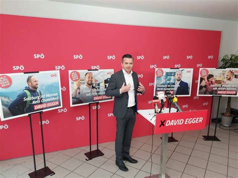 Landtagswahl In Salzburg Wahlziel Der Salzburger Sp Niemand Soll An