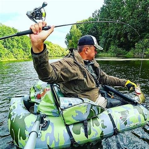 Надувной рыболовный плотик Ондатра