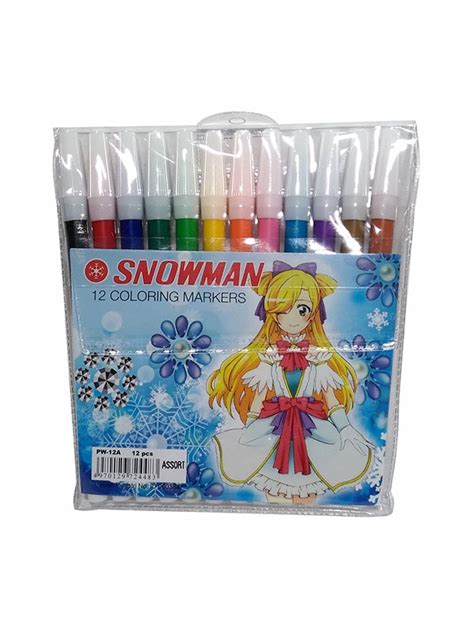 Spidol Snowman Warna Set