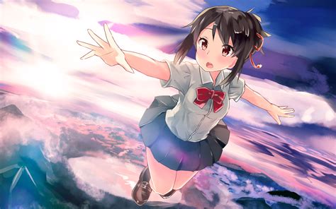 Your Name Mitsuha Miyamizu Hd Wallpaper