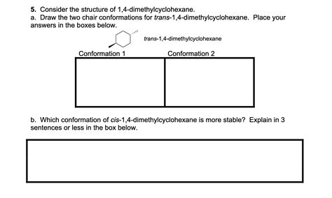 Solved Consider The Structure Of Dimethylcyclohexane A Chegg