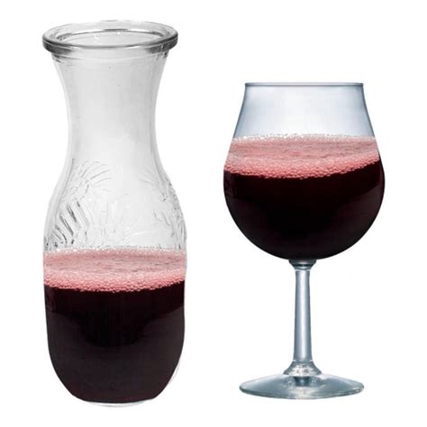 Jarra Decanter De Vinho Ou Gua Vidro Garrafa Ml No Shoptime