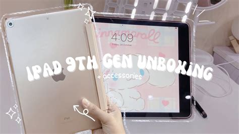 Aesthetic Ipad Th Gen Unboxing Accessories Youtube