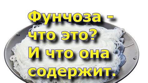 фунчоза - что это и что она содержит в себе? - YouTube