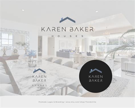 House Logo Design Real Estate Logo Elegant Realtor Logo Minimalist