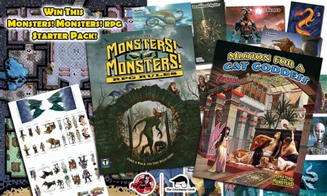 Monsters! Monsters! RPG Starter Pack Giveaway~! - EverythingBoardGames.com