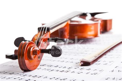 Violin And Musical Notes Stock Photo | Royalty-Free | FreeImages