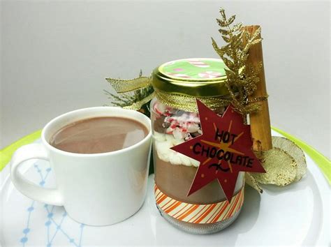 HOT CHOCOLATE JARS EDIBLE GIFTS Hot Chocolate In A Jar Edible Gifts Mason Jar Gifts