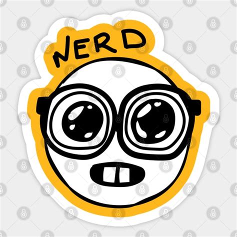 Nerd Emoji Nerd Emoji Sticker Teepublic