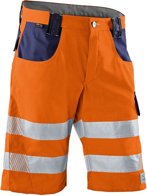 Kübler REFLECTIQ Shorts PSA 2 warnorange dunkelblau 2307 8340 3748 ab