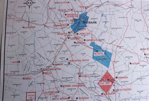 Maps - Rand Mines Coalfields Witbank Middelburg 1950 - Reproduction ...