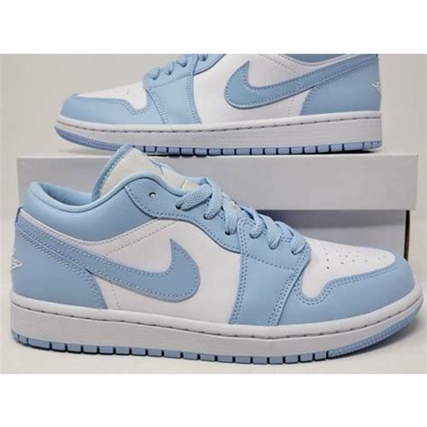 29cm DC0774 141 WMNS AIR JORDAN 1 LOW Aluminium White Ice Blue ウィメンズ エア