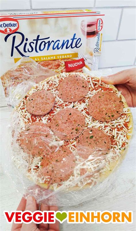 Vegane Salami Pizza Ristorante Von Dr Oetker