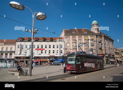 Ante Starcevic Square Upper Town Osijek Croatia Stock Photo Alamy