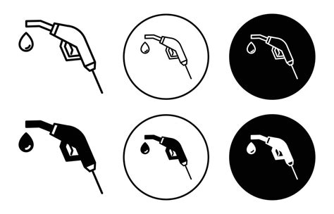 petrol icon logo collection set 47418585 Vector Art at Vecteezy