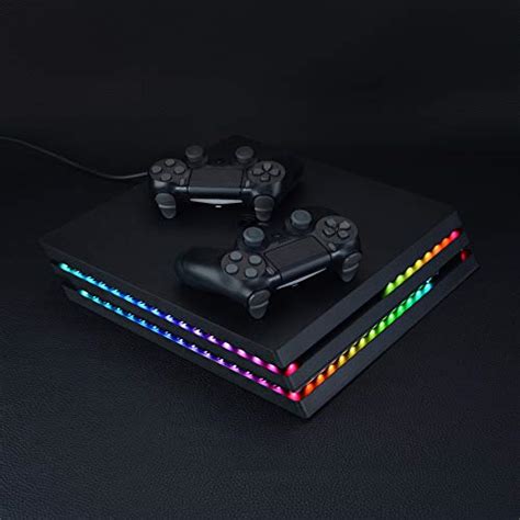 Extremerate Rgb Led Light Strip For Ps4 Pro Console 7 Colors 29 Effects Diy Decoration