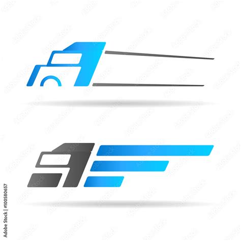 Lkw Spedition Logos Stock Vector Adobe Stock