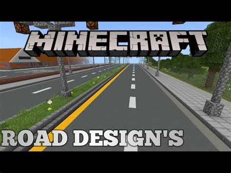 Minecraft City Road Designs