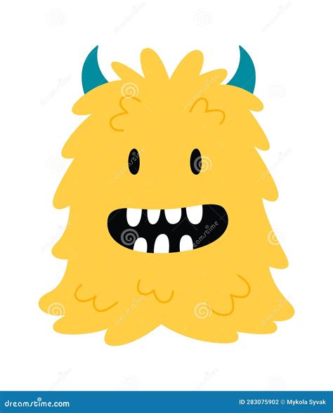 Funny Monster Character Stock Vector Illustration Of Monster 283075902