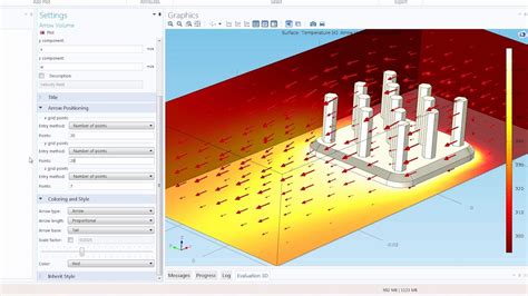 How To Create Arrow Plots In Comsol Multiphysics Youtube