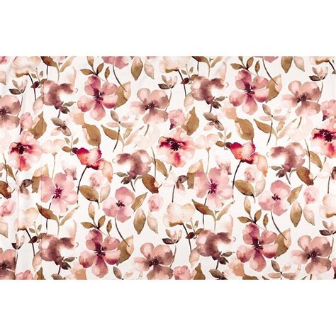 Mcalistertextiles Blush Pink Floral Velvet Fabric By The Yard Wayfair