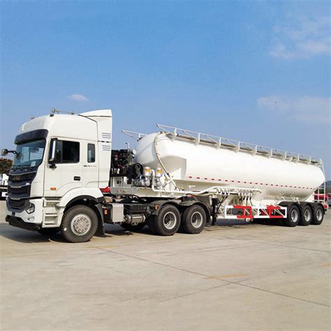 Tri Axle Wheat Flour Tanker Trailer For Sale