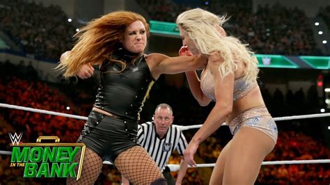 Becky Lynch And Charlotte Flair Start A Slugfest WWE Money In The Bank